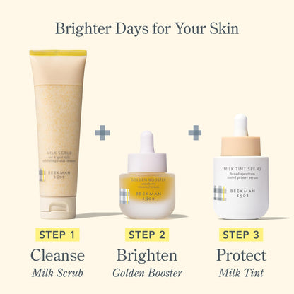 Beekman 1802 Milk Tint Primer SPF 43 Light – Tinted Mineral Primer & Moisturizer