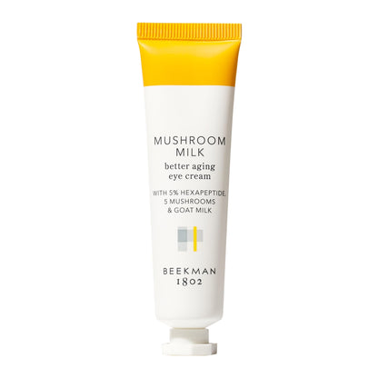 Beekman 1802 Mushroom Goat Milk Eye Cream – Fragrance-Free, Hydrating Under-Eye Treatment