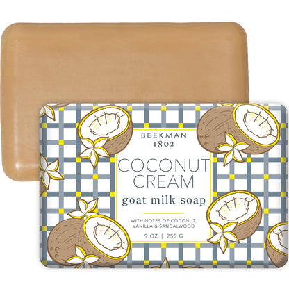 Beekman 1802 Goat Milk Body Soap Bar – Coconut Cream – Hydrates & Nourishes Skin | 9 oz