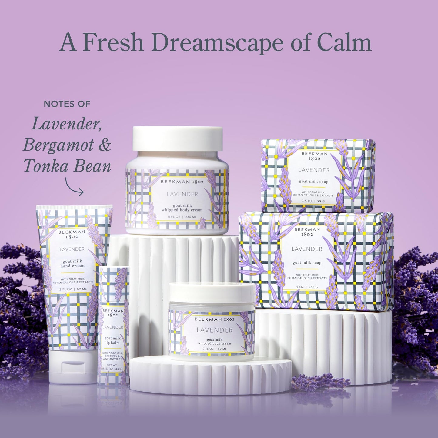 Beekman 1802 Goat Milk Hand Wash Lavender – 12.5 fl oz – Moisturizing & Gentle | Cruelty-Free