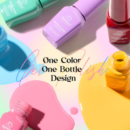 Beetles Gel Nail Polish Kit with UV Light, 45 Colors, 75-Pcs, Emotional Journey Set