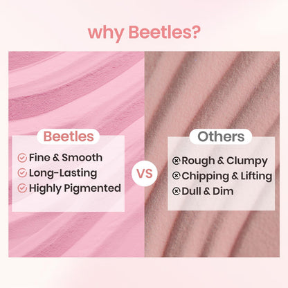 Beetles Dip Powder Nail Kit – 20 Colors Peach Brownie Collection + Electric Nail Drill