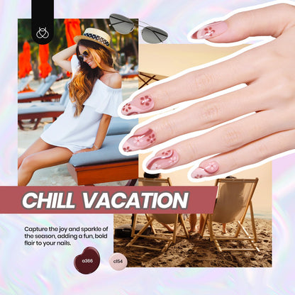 Beetles Gel Nail Polish Kit with UV Light — 46 PCS, 25 Colors for At-Home Manicures