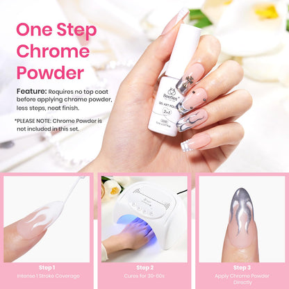 Beetles Nail Art Polish Set – 12 Colors 2-in-1 Gel Nail Polish & Liner