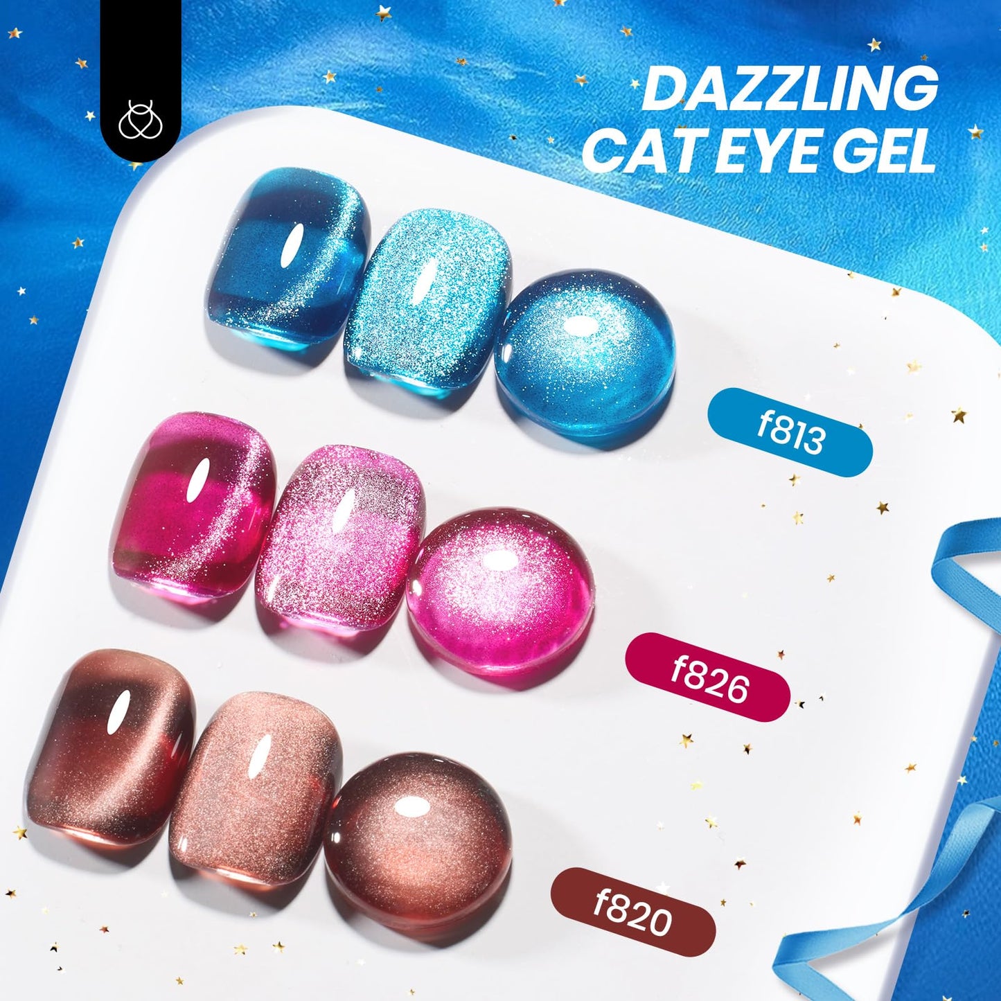 Beetles Gel Polish 75 PCS Deal Box – 20 Colors Nail Kit with Cat Eye & Glitter Gels for UV/LED Home Manicures