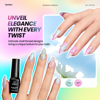 Beetles Spring Gel Nail Polish Set – 53 Pcs, 48 Colors, Base & Top Coats, Nail Magnetic