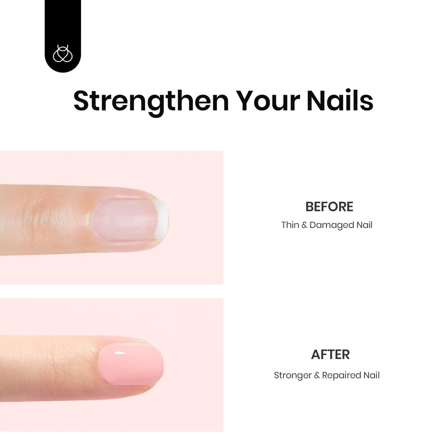Beetles Rubber Base Gel 6-Piece Set – Nude Builder Gel Polish, UV/LED Cure