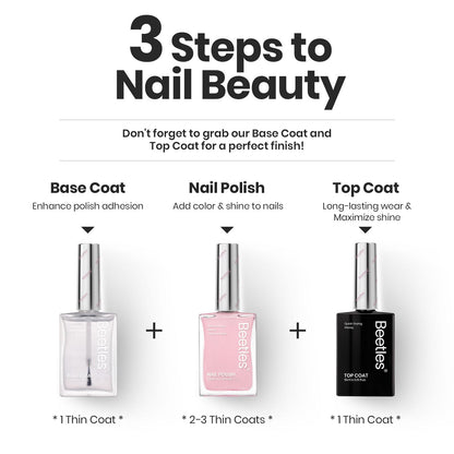 Beetles Jelly Nail Polish Set – 6 Quick-Dry Velvet Glow Shades