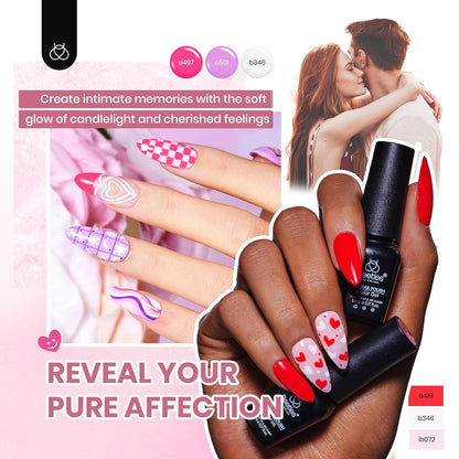 Beetles Gel Polish Kit 85 Pcs with UV LED Lamp 55 Colors for At-Home Manicures
