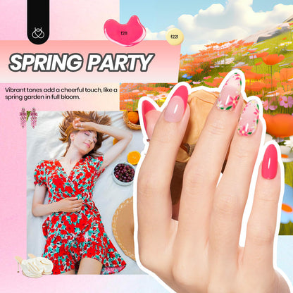 Beetles Gel Nail Polish Kit with UV Light – 32 Colors, 54-Pcs, Base & Top Coats
