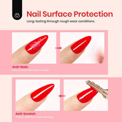 Beetles Blooming Gel & Glossy Top Coat Set – 2x15ml for Marble Nail Art