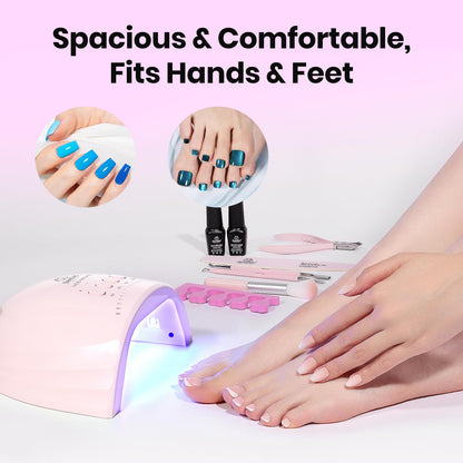 Beetles UV Nail Lamp | LED Nail Dryer with 3 Timers 30/60/120s | Smart Sensor