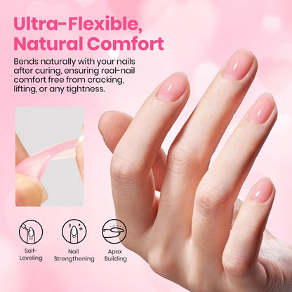 Beetles Rubber Base Gel Nail Polish + Top Coat – Valentine Limited Edition (5 Colors)