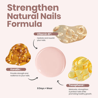 Beetles Nude Nail Polish Set (6 Pcs) – Quick-Dry Neutral Pink-Brown Shades | Salon-Quality, Coconut Mousse