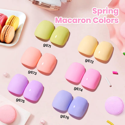 Beetles Gel Polish Set - Spring Macaron Pastels (6×15ml)