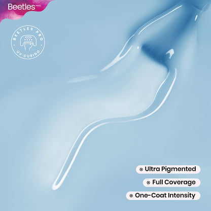 Beetles Pro Blue Gel Polish Puppy Mood – Pastel Sky Blue 20ml