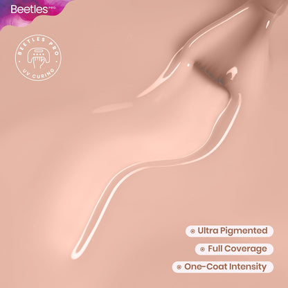 Beetles Pro Nude Gel Polish – Insecure but Pretty, Milky Pink Jelly, 20ml
