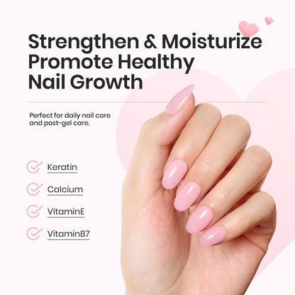 Beetles Rubber Base Gel Nude Pink – 6-Color Set, 5-in-1 Strengthening