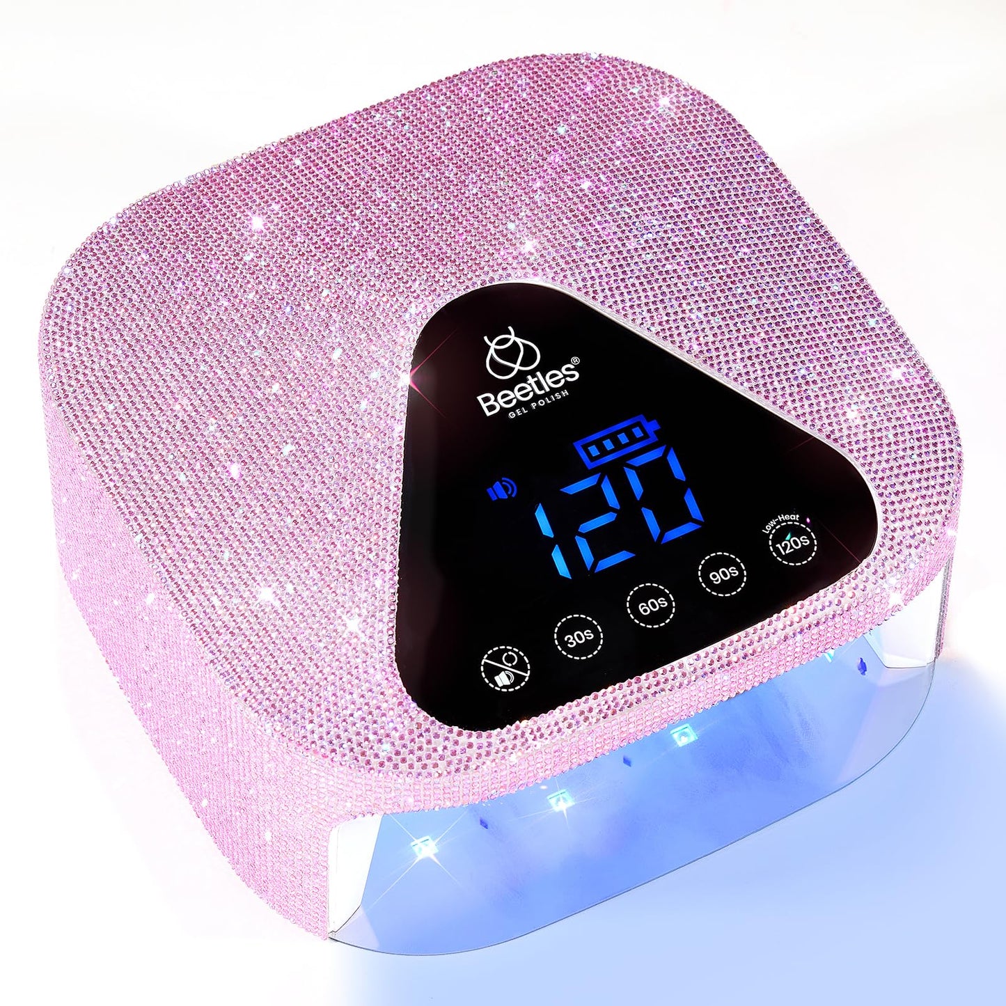 Beetles UV Nail Lamp Cordless – 4-Mode Flash Cure, Low-Heat Gel Nail Dryer
