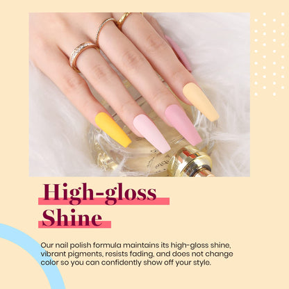 Beetles Yellow Gel Polish – Lemon Chiffon 15ML | Pastel Nail Gel Polish for DIY & Salon