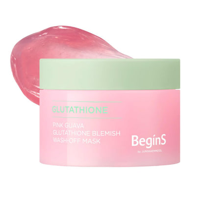 BeginS by JUNGSAEMMOOL Pink Guava Glutathione Wash-Off Mask – Hydration, Glow & Clarity