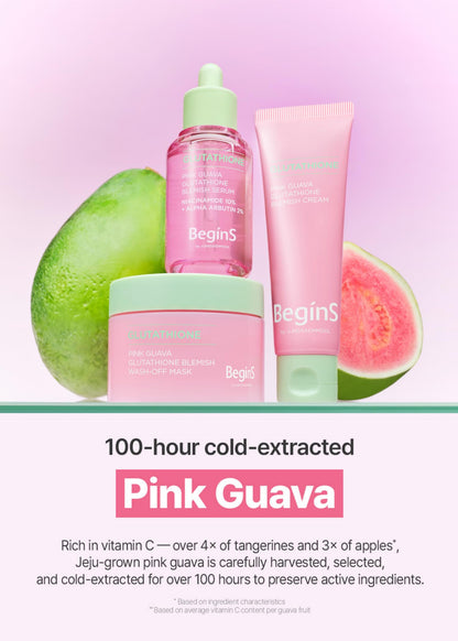 BeginS by JUNGSAEMMOOL Pink Guava Glutathione Blemish Serum – 1.01 fl oz