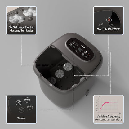 Beici High Depth 14in Foot Spa — PTC Heating, 6 Massage Balls, Timer + Temp Control