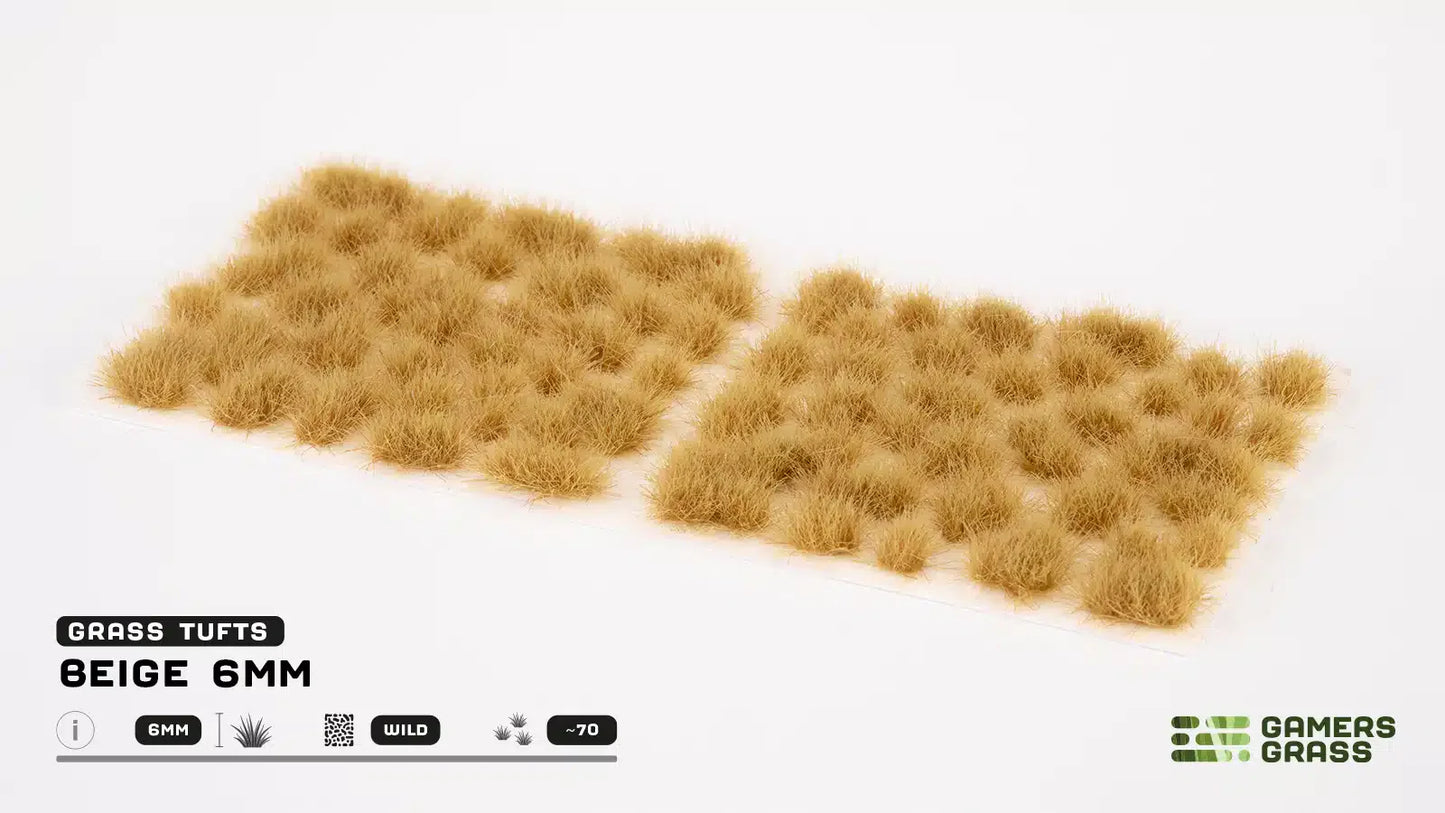 Gamers Grass Beige Wild Tufts 6mm