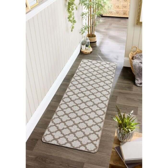 Washable Mat and Runner Moroccan Design