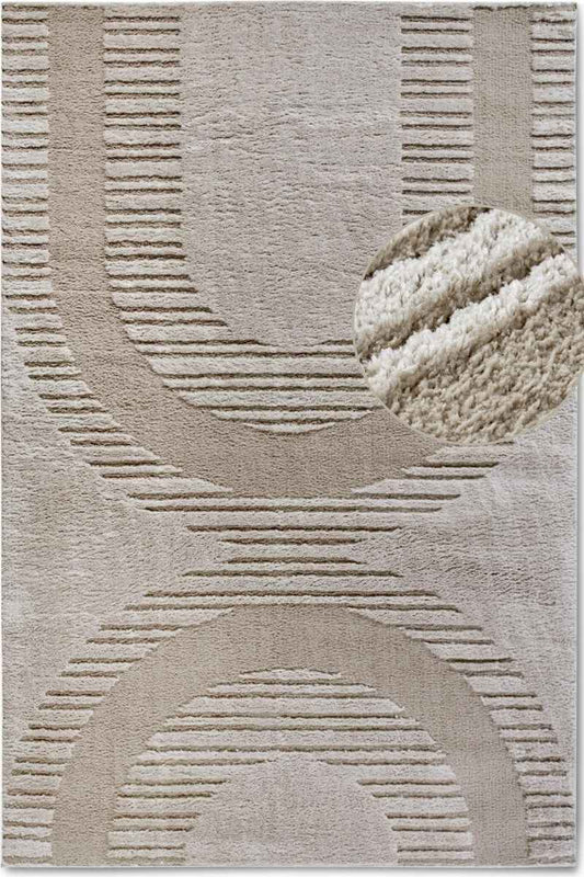 High Pile Rug Bartoux – Soft Geometric Shaggy Rug