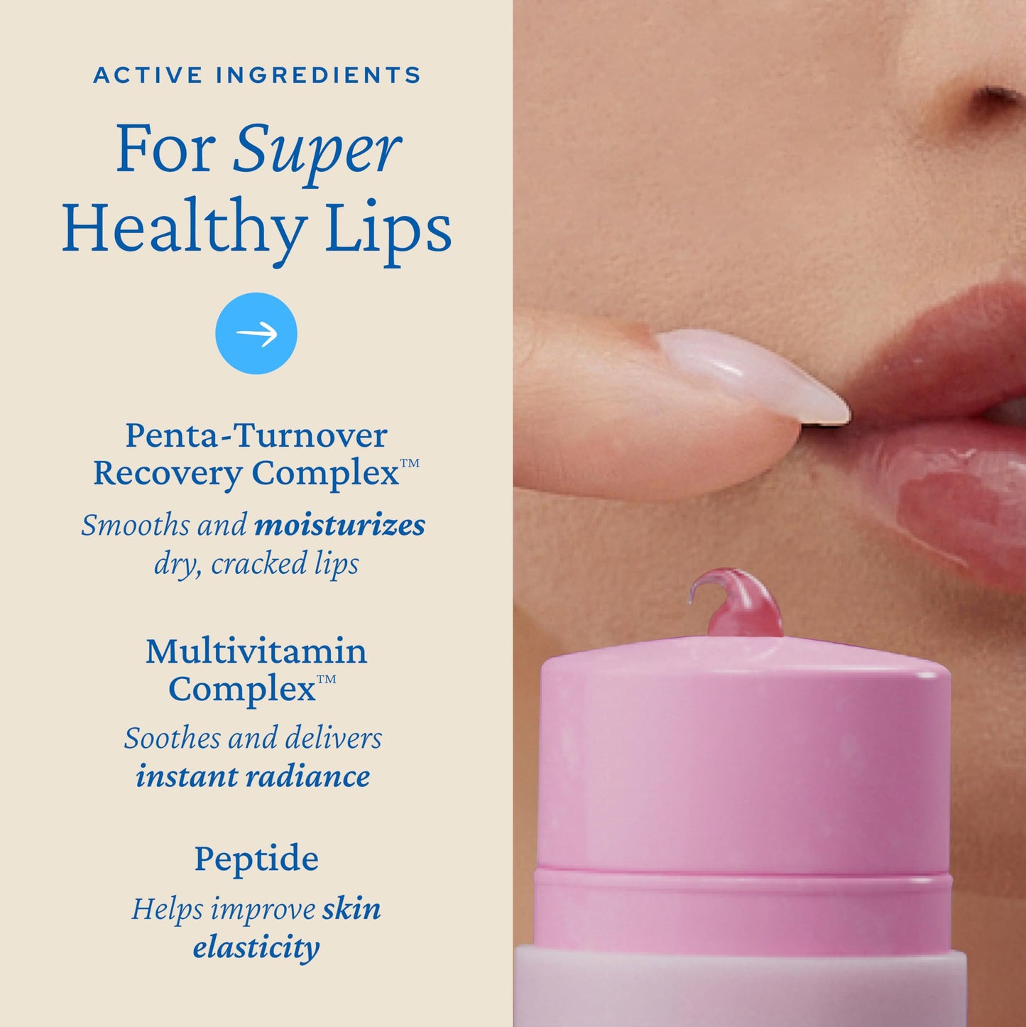 belif Super Knights Lipcerin Berry – Hydrating Tinted Lip Butter with Peptides & Multivitamin Complex