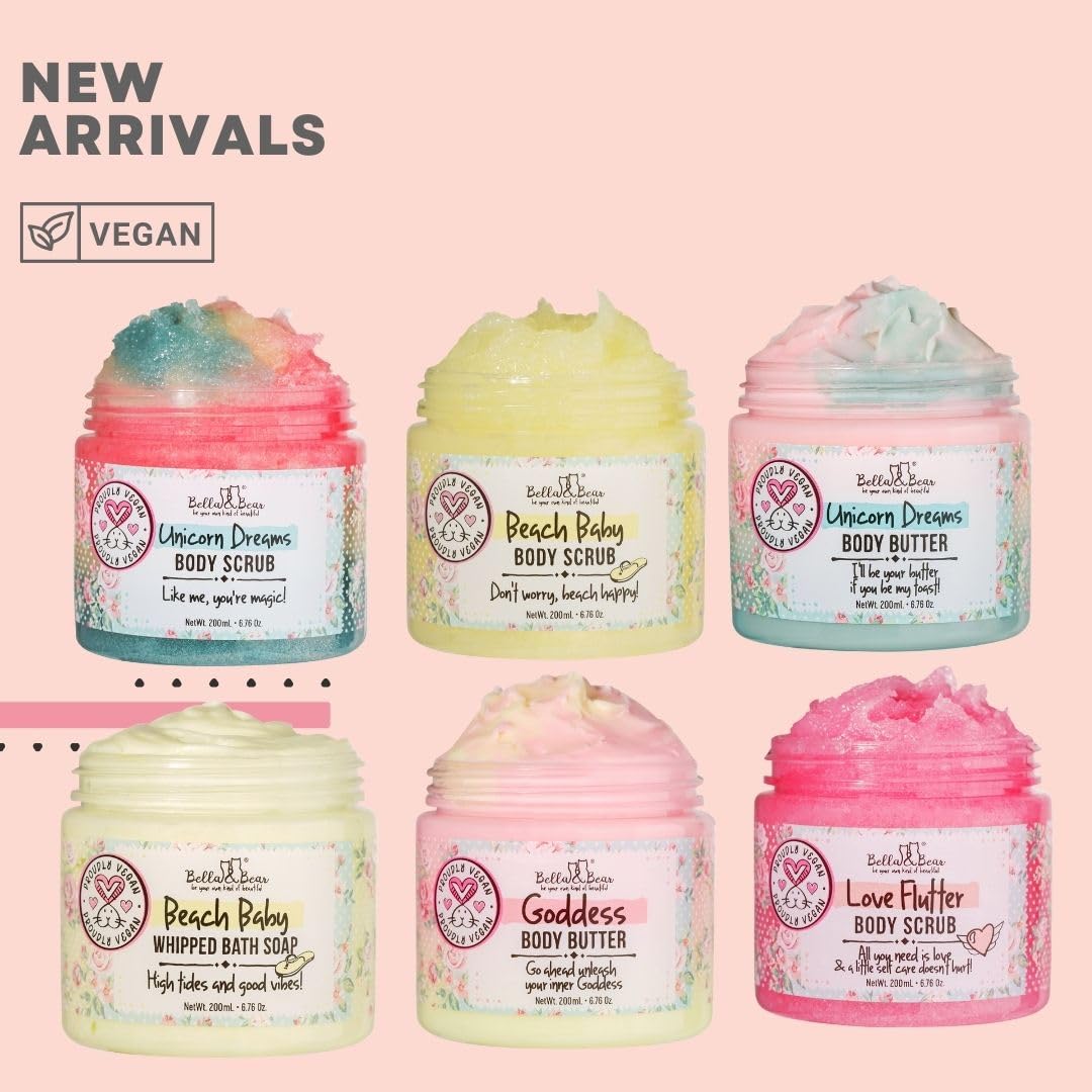Bella and Bear Goddess Body Butter Scar Cream – Hydrating Vegan Moisturizer