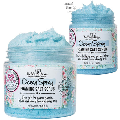Bella & Bear Ocean Spray Scrub — Exfoliating, No Sulfates, No Parabens, Cruelty-Free, 6.7oz