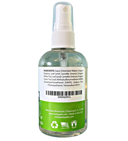 Bella Jade Makeup Setting Spray for Face | Long-Lasting Dewy Finish + Organic Green Tea & MSM (4 oz)