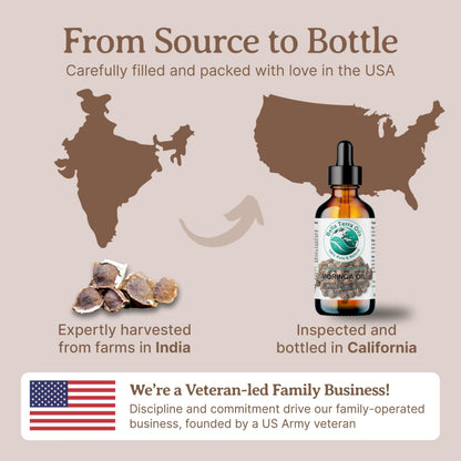Bella Terra Oils Organic Moringa Seed Oil 8 oz | Pure, Unsaturated Fatty Acids for Skin & Hair Glow