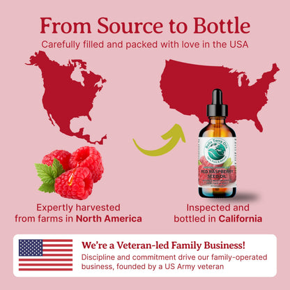 Bella Terra Oils Red Raspberry Seed Oil 8 oz — Cold-Pressed Omega-3, 6 & 9 for Radiant Skin