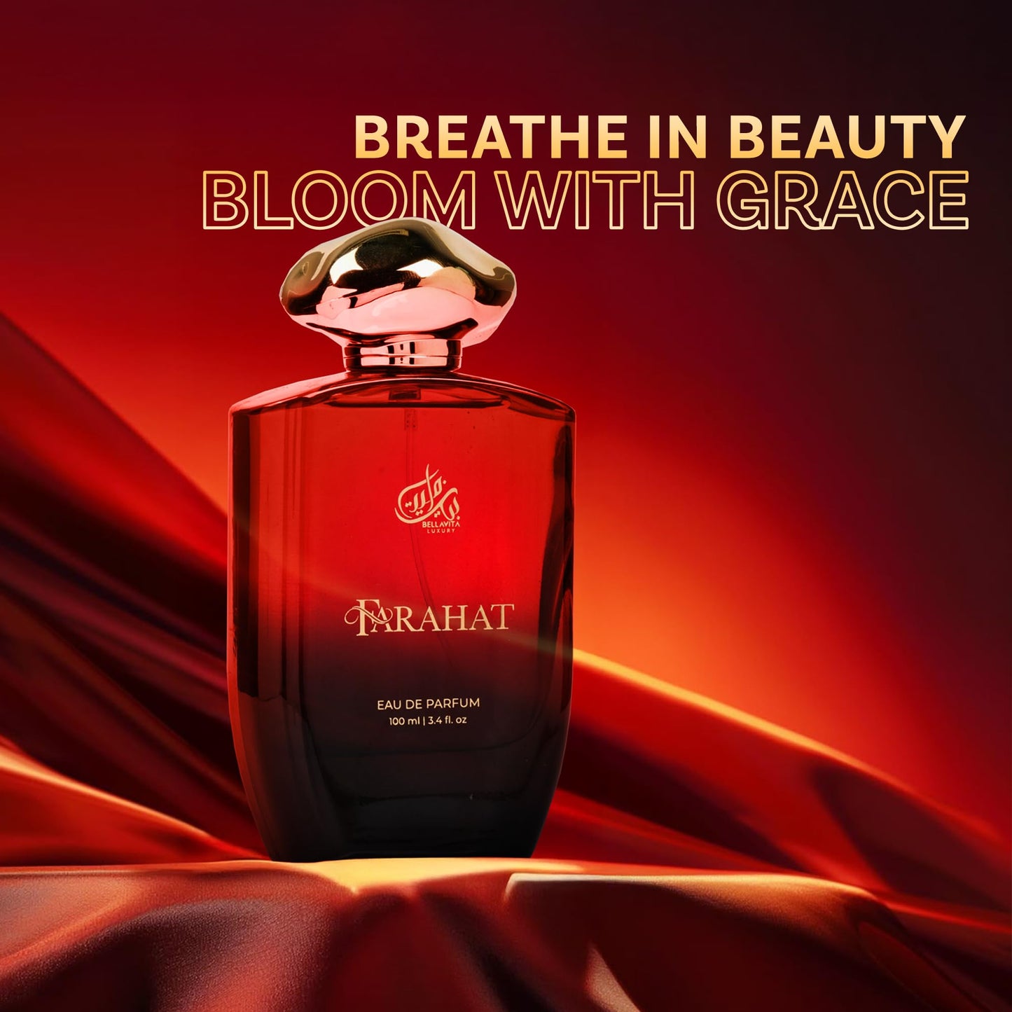 Bella Vita Luxury FARAHAT Unisex EDP – Amber Woody Notes, 100 ml