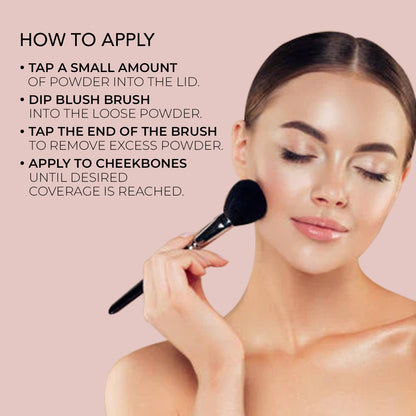 Bellapierre Mineral Blush Desert Rose – Talc-Free Loose Powder, Hypoallergenic & Non-Toxic (0.3 oz)