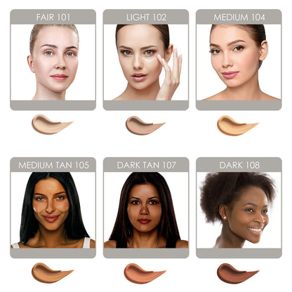 Bellaterra Cosmetics BB Cream Light 102 – Tinted Moisturizer, Mineral Foundation, Oil-Free Matte