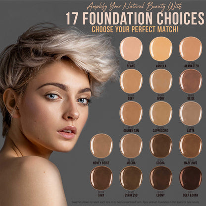 Belloccio Pro Airbrush Foundation - Buff-Light with Golden Undertones (1/2 oz)