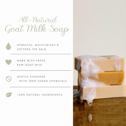 Bend Soap Company All Natural Unscented Goat Milk Soap - 18 oz (Pack of 4)