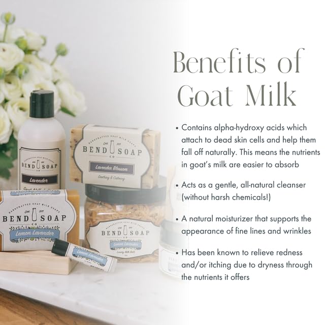 Bend Soap Company All Natural Unscented Goat Milk Soap - 18 oz (Pack of 4)