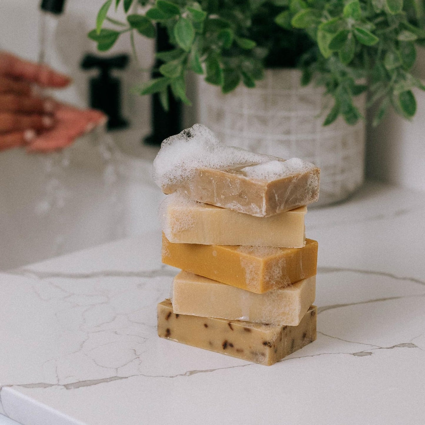 Bend Soap Company All Natural Goat Milk Soap – Oatmeal & Honey, 4.5 oz, 4-Pack