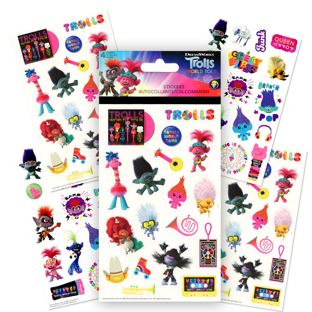 Bendon Trolls Coloring and Stickers Activity Book Bundle | Books, Play Pack, Stickers