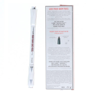 Benefit Goof Proof Brow Pencil DLX 0.01 oz — Shade 03 Medium | Easy Shape & Fill