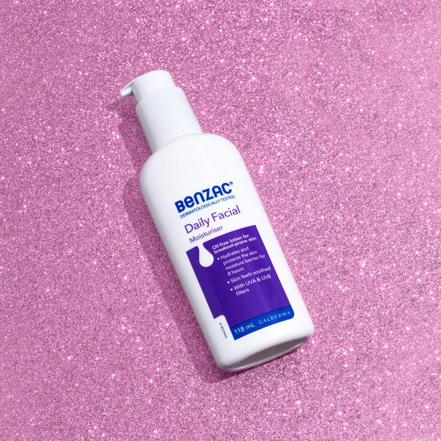 Benzac Daily Facial Moisturiser 118ml – Lightweight, Oil-Free Hydration for Acne-Prone Skin
