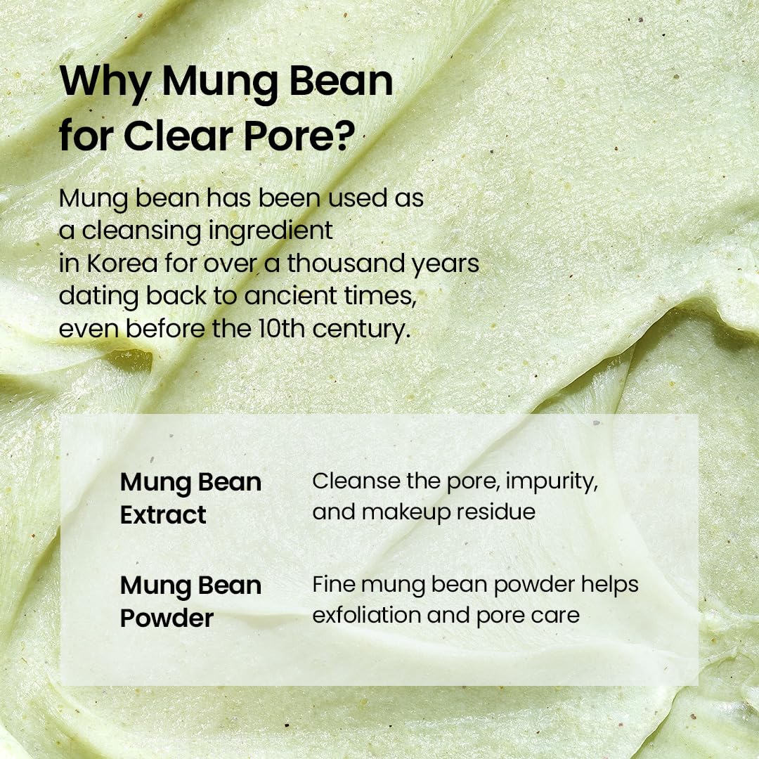 Beplain Mung Bean pH-Balanced Cleansing Foam – Fragrance-Free, Non-Comedogenic, Sensitive-Skin Friendly (160ml)
