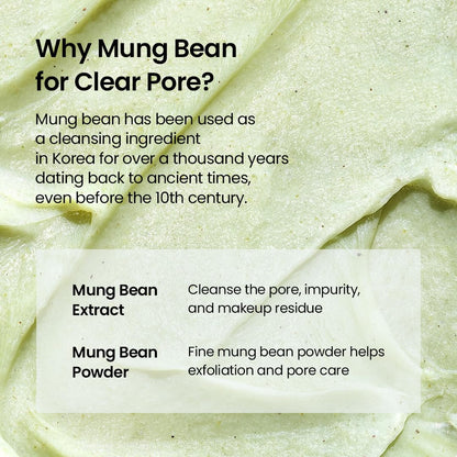 Beplain Mung Bean pH-Balanced Cleansing Foam – Fragrance-Free, Non-Comedogenic, Sensitive-Skin Friendly (160ml)