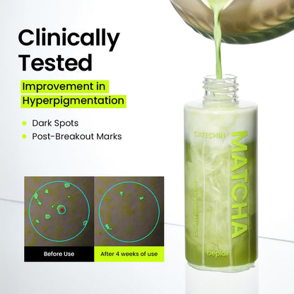 beplain Matcha Catechin Skin Purifying Essence | Hydrating & Balancing for Glowy, Healthy Skin | Sensitive Skin (150 ml)