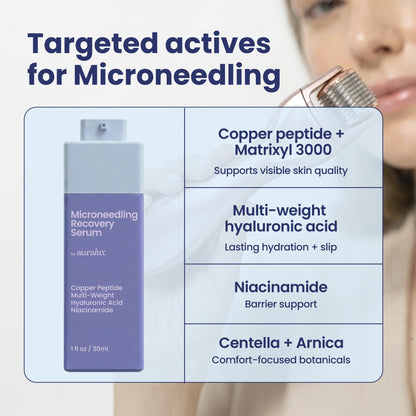 Berkland Auralux Microneedling Serum – Glide + Recovery in One Step for Dermarollers & Devices